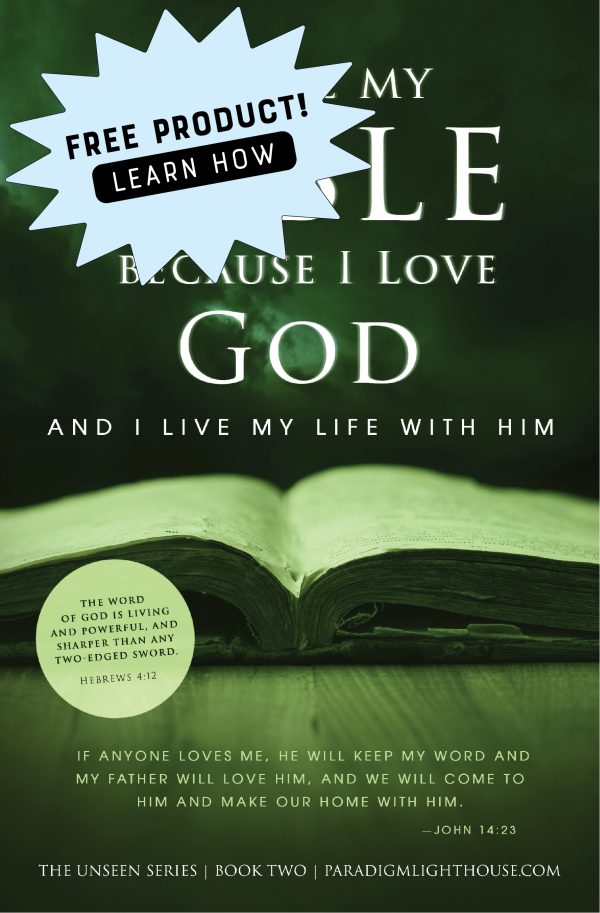 I love my bible because I love God - Poster - Paul Renfroe